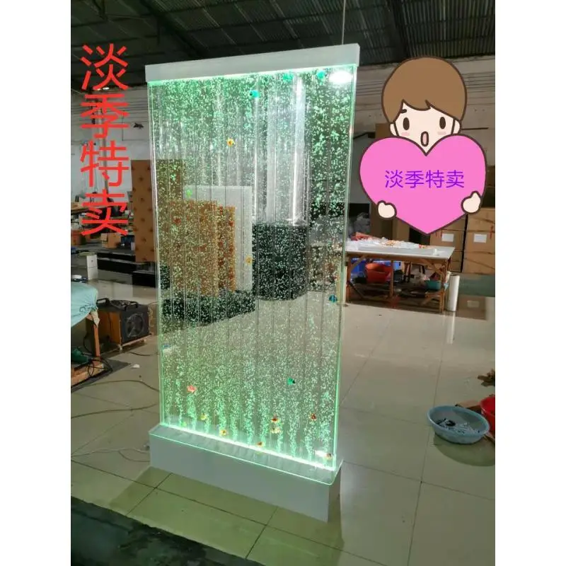 

Custom. Factory Acrylic Bar Screen Wall Flow Wall Entrance Cabinet Column Can Be Customized