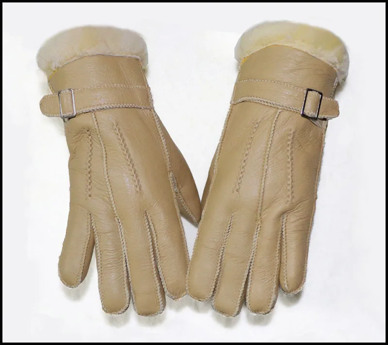 Gants intégrés en fourrure pour hommes et femmes en peau de mouton gants pour enfants en peau de mouton hiver chaud et résistant au froid en laine de mouton épaissie étudiants et adolescents nouveau ski 2024