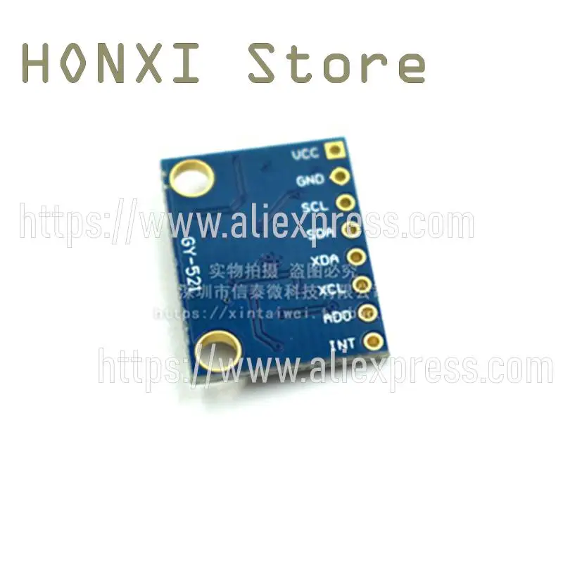 1 buah gyroscope akselerasi triaxial MPU-6050 modul 6 dof GY-521 memiliki papan pelat emas diagram prinsip Kode