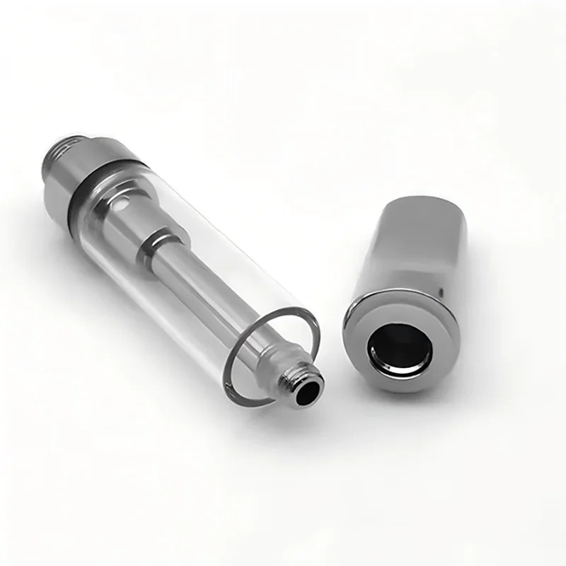 10 قطعة خرطوشة Vape الزجاجية الكاملة 0.8 مللي/1.0 مللي سعة ملف إيراميك فارغ 510 موضوع المتاح البخاخة السجائر الإلكترونية #6