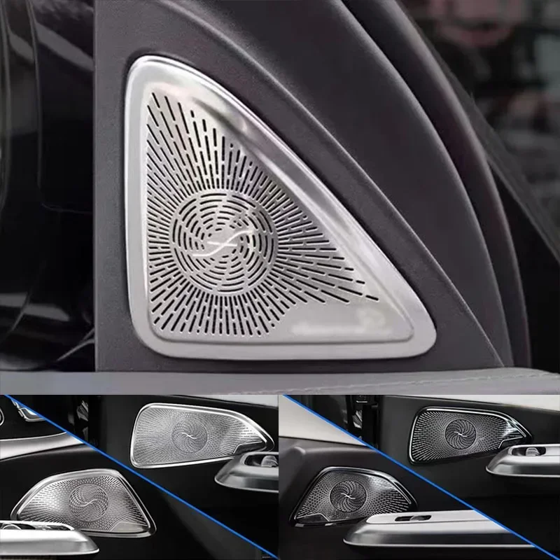 

Car for Benz E Class E260 E300 W214 2024 2025 Audio Speaker Cover Door A-Pillar Loudspeaker Decorative Accessory