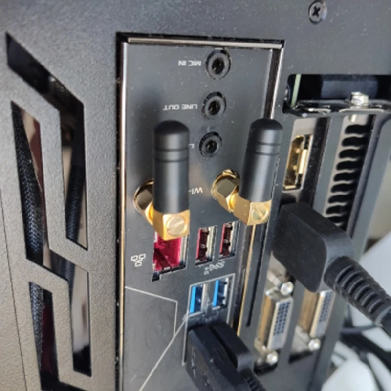 2PCS 3Dbi 2.4 Ghz WIFI เสาอากาศ SMA ชาย Router เสาอากาศบลูทูธโมดูลไร้สาย 2.4G Antena ภายนอก Aerial