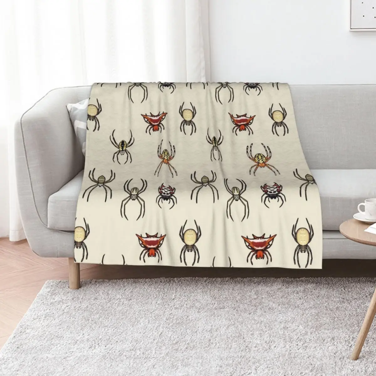 Orb Weavers Throw Blanket For Baby Furry Sofa Throw Hair Baby Stuffeds Blankets