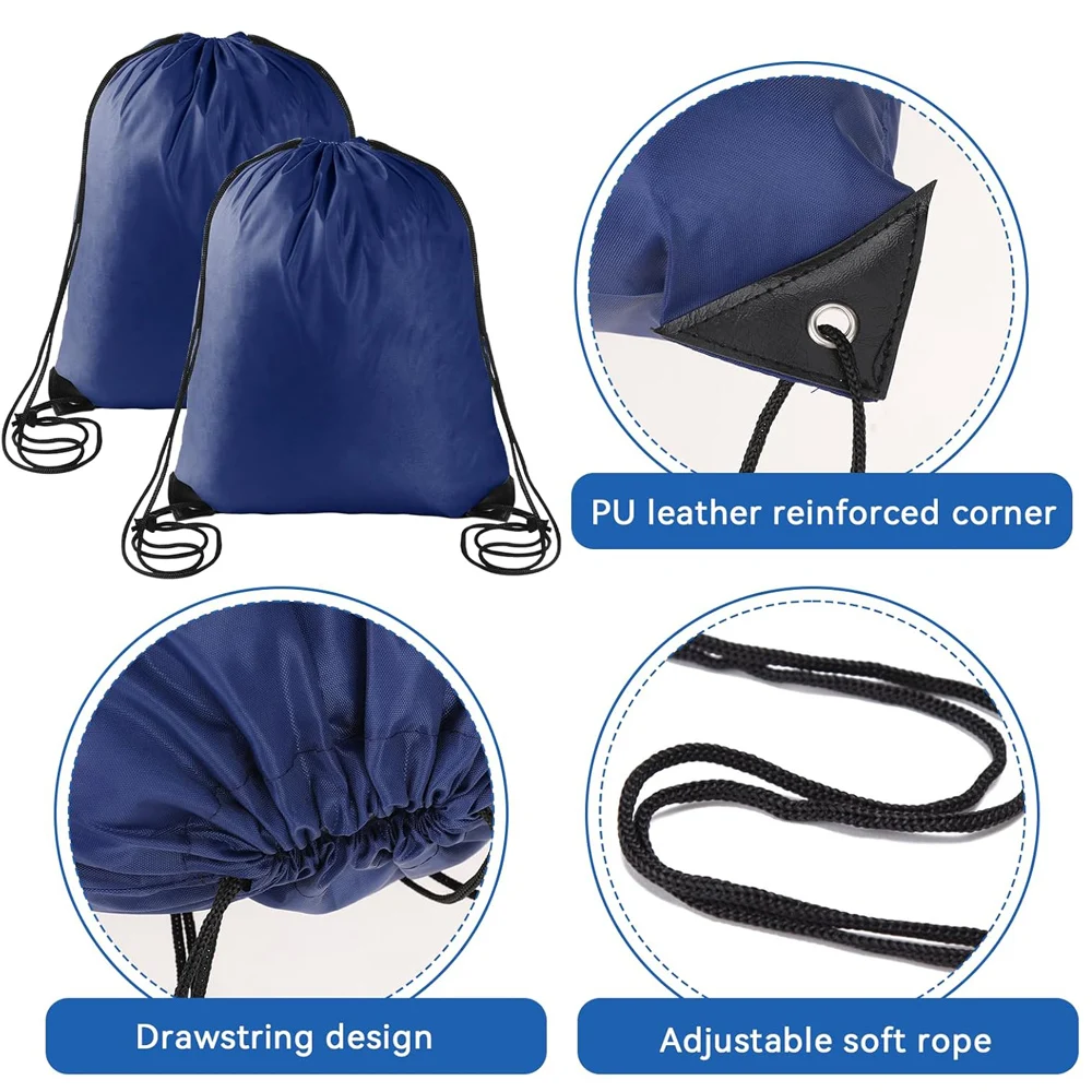 1PCS Drawstring Backpack Bulk String Backpack Drawstring Bags Cinch Bag Sackpack for Men Women Gym