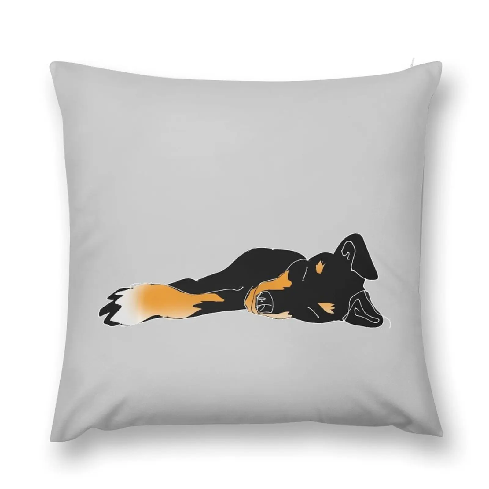 All tuckered out Throw Pillow Pillow Decor Embroidered Cushion Cover pillow