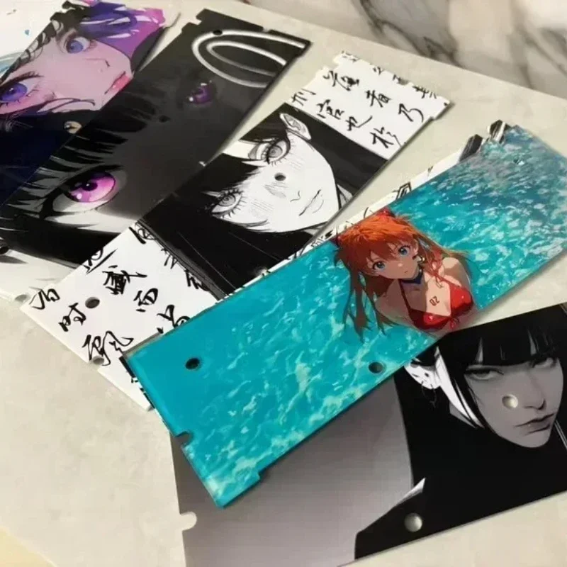 Holy60/GH60/Mad60 Keyboard Base Plate Custom Anime Figure Acrylic Keyboard Plate for Hollow Keyboard Case Uniform Plate DIY Gift