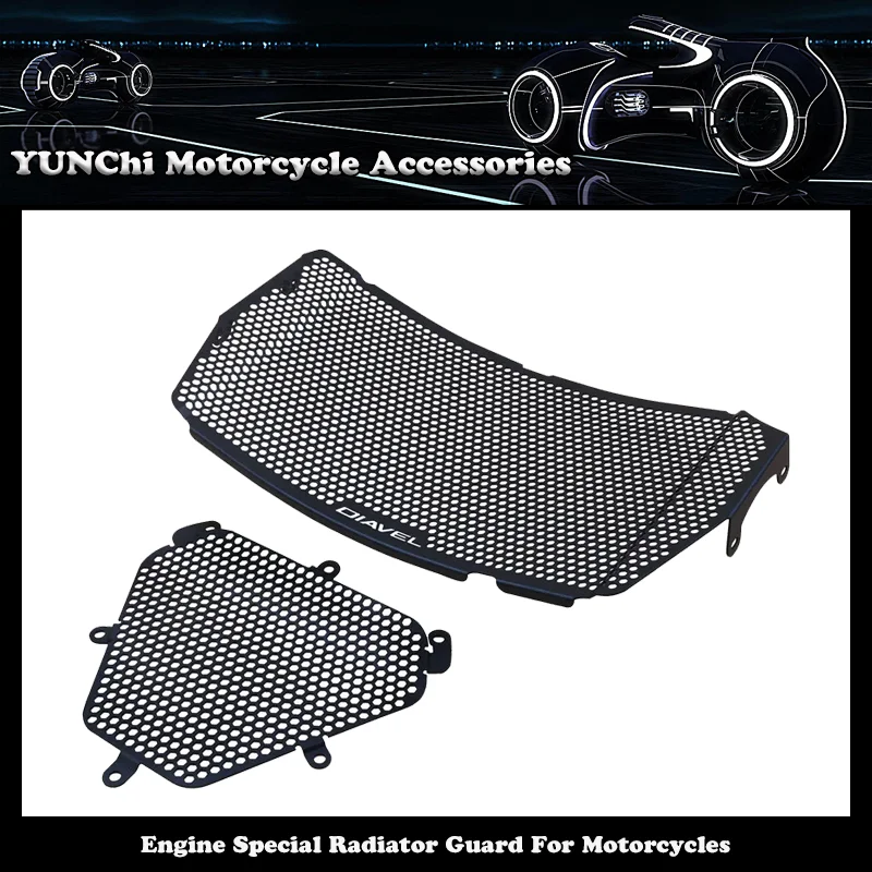

Engine Special Radiator Guard For Motorcycles For Ducati DIAVEL 1260/1260S 2019-2023
