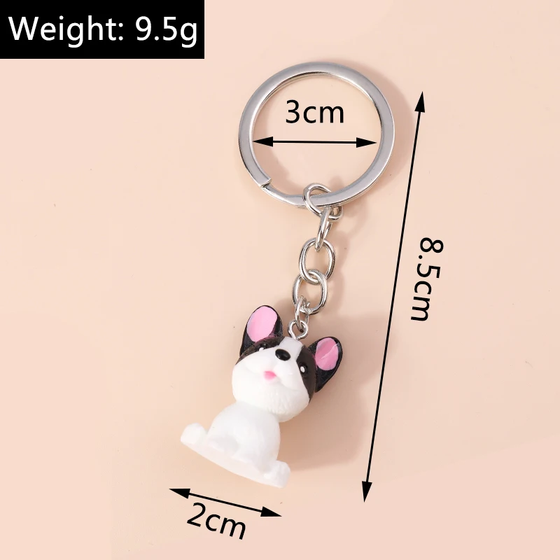 Niedliche kleine gelbe Ente Schlüssel bund bezaubert Frauen Männer kreative Tier Schlüssel ringe für Auto Schlüssel Handtasche Anhänger DIY Schmuck Geschenke – Detail 10