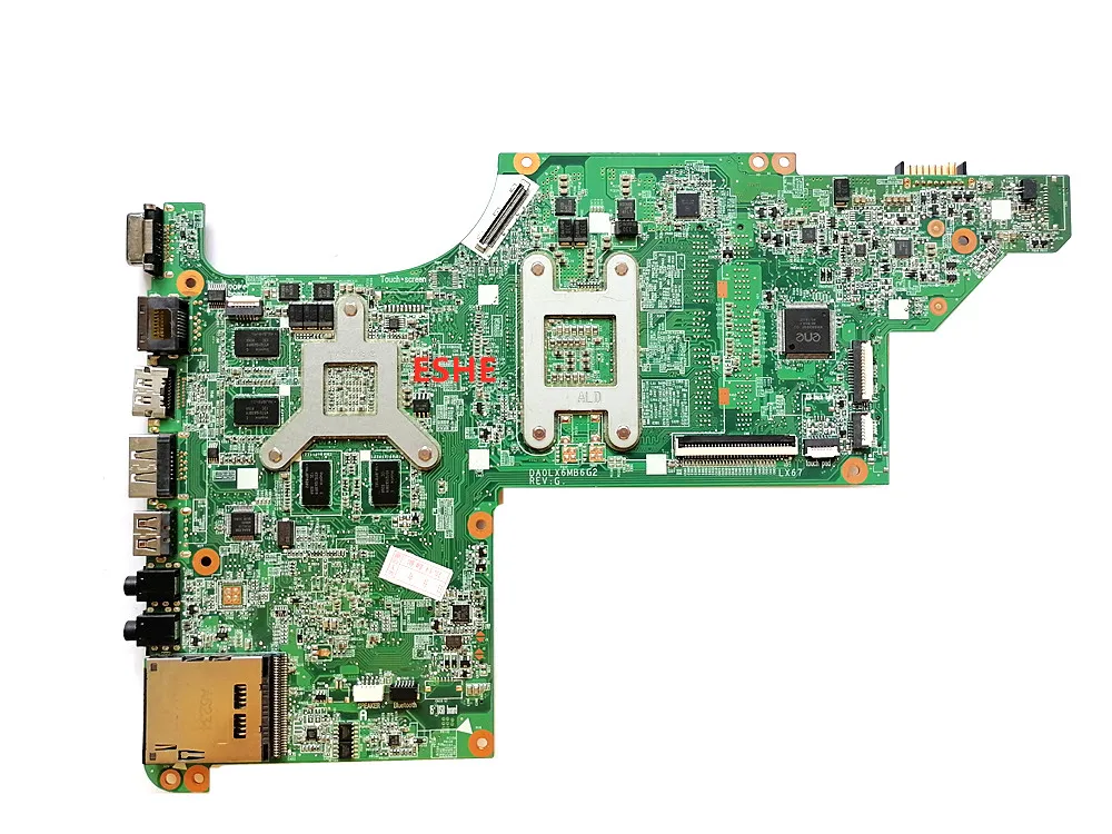 For HP Pavilion DV7 DV7-4000 Laptop Motherboard 615307-001 605320-001 HM55 DDR3 HD5650M 1GB Support I7 Only DA0LX6MB6G2 REV:G