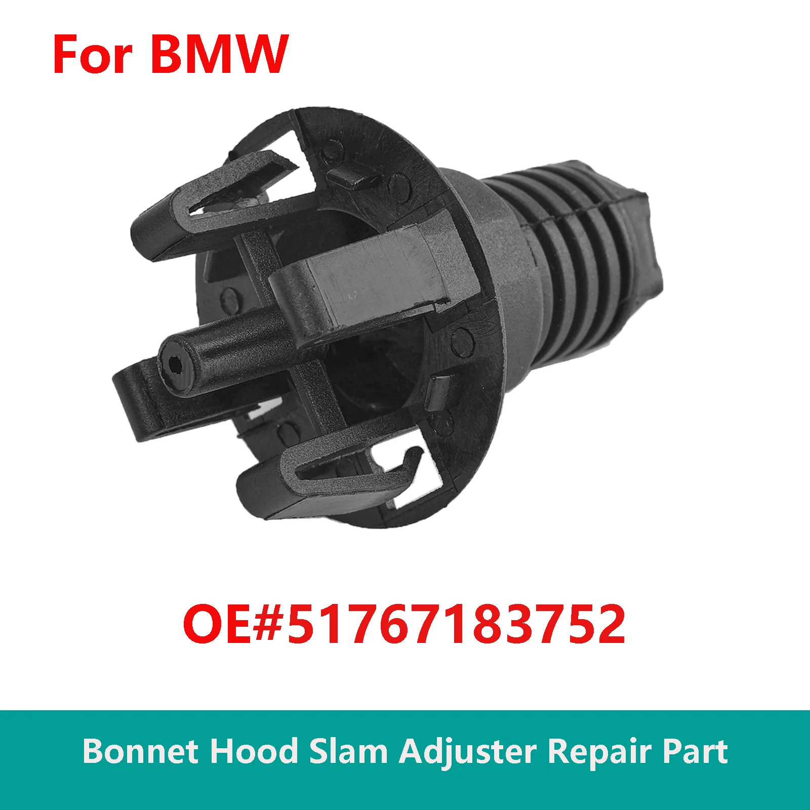 

1Pcs For BMW 3 5 6 7 Series X3 F30 F07 F10 F06 F12 F13 F01 F02 F04 Bonnet Hood Slam Stop Adjuster Repair Part Bolt Buffer Block