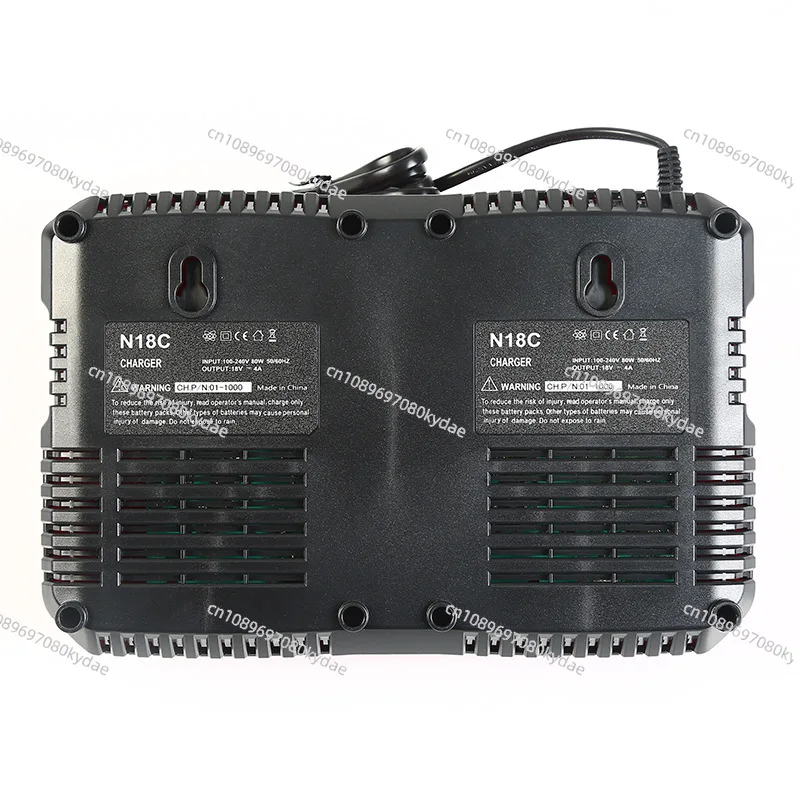 Dual-slot Fast Charger For Miwaukee/Milwaukee Power Tools 14.4V-18V Lithium Battery