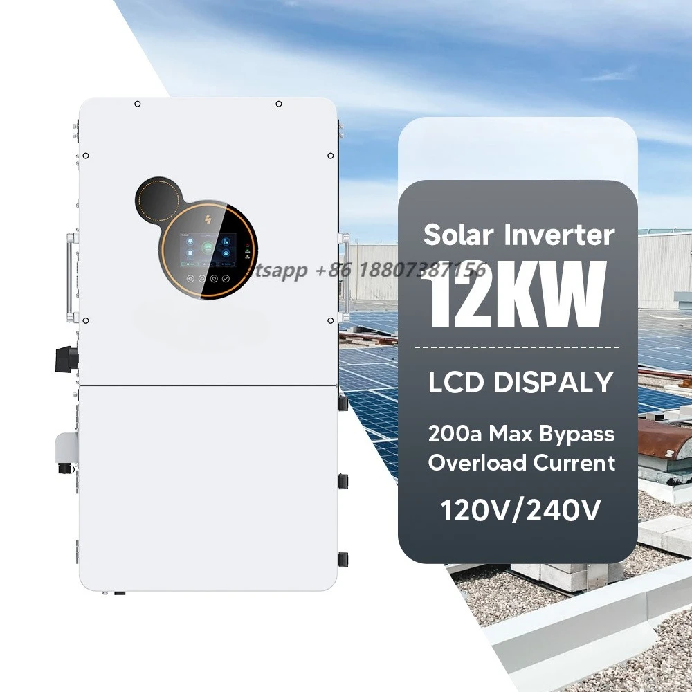 Factory Hybrid 6.2kw 12kw Off-Grid Inverter Triple Output US Version Split Phase Inverter for Hybrid Solar System Application