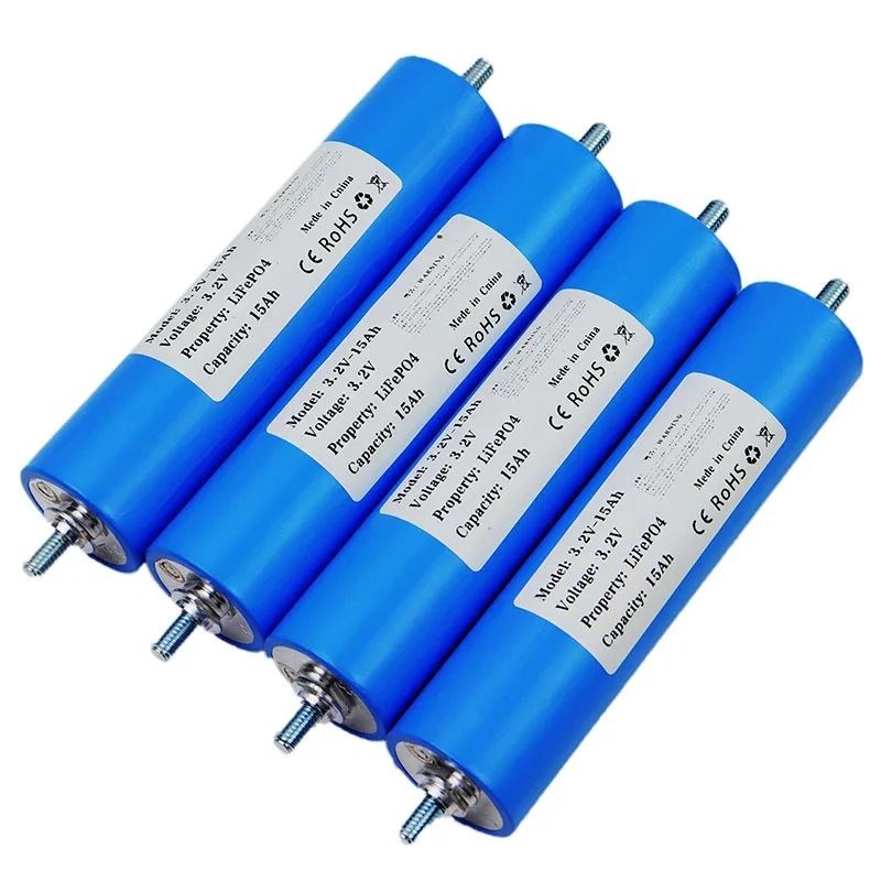 8PCS 3.2V 15ah Lifepo4 Batterie C33 Lithiumphosphat 12V 24V Inwerter trójkołowy, modyfikacja silnika motocykla, akumulator GRADE A