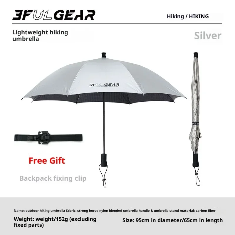 3F UL GEAR Ultralichte Wandelparaplu, Regen- en Zonbeschermende Paraplu voor Dubbel Gebruik