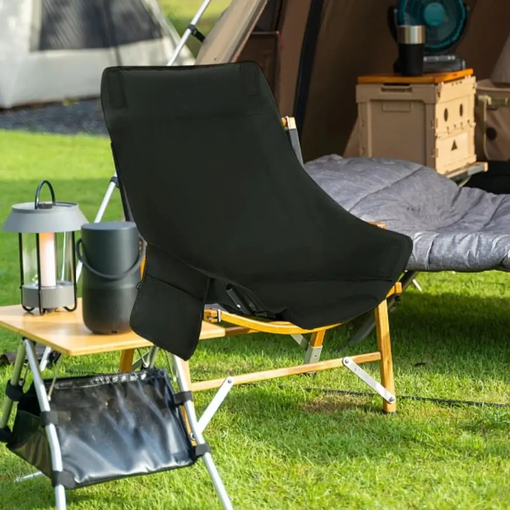 Breathable Camping Chair Cover Thickened Anti-slip Moon Chair Replacement Fabric Oxford Cloth Seat Cover
