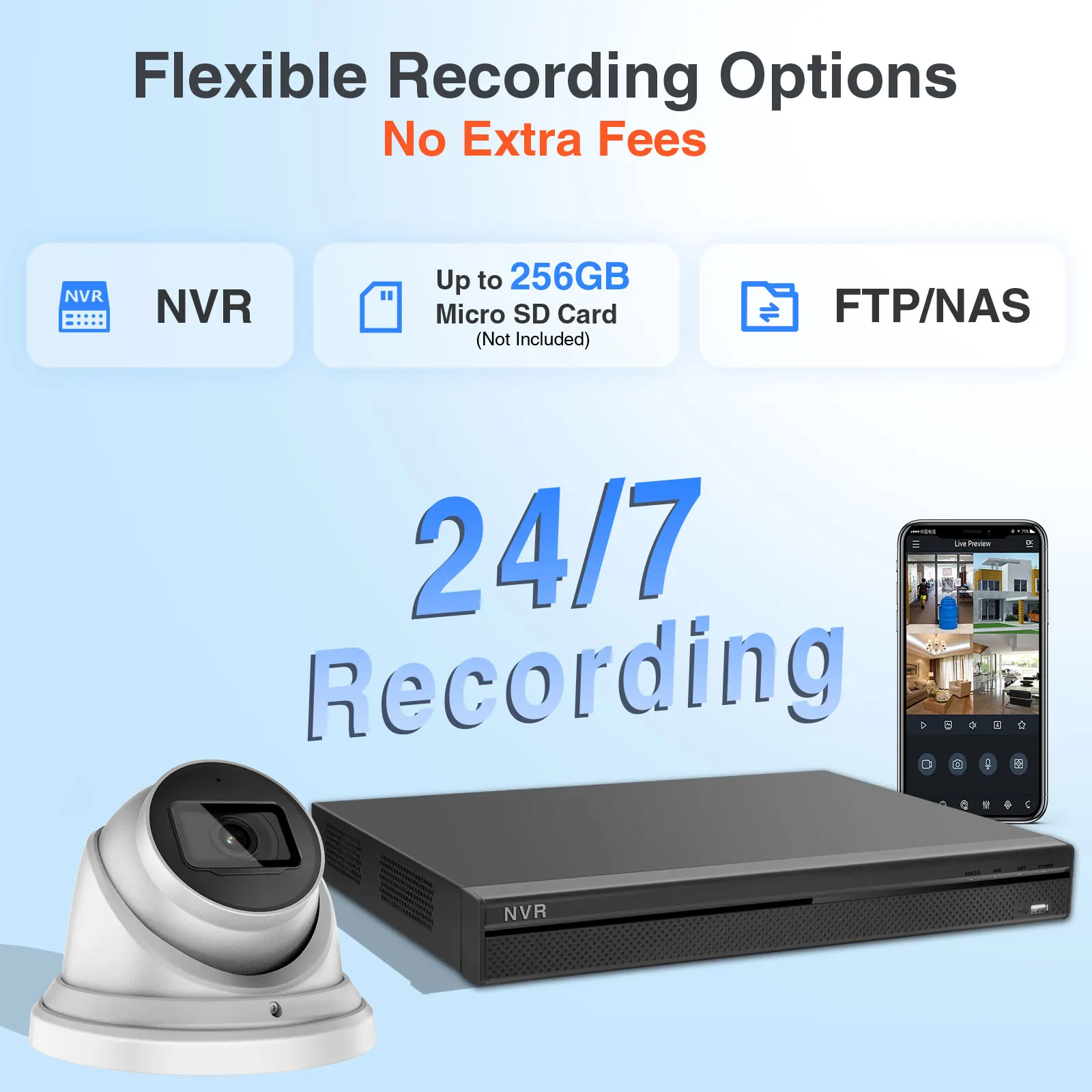 Vikylin 4K 8MP IP Camera For DH OEM HDW2841T-S WizSense IR Night VisionSMD Plus With MIC POE Outdoor Security Camera Home CCTV