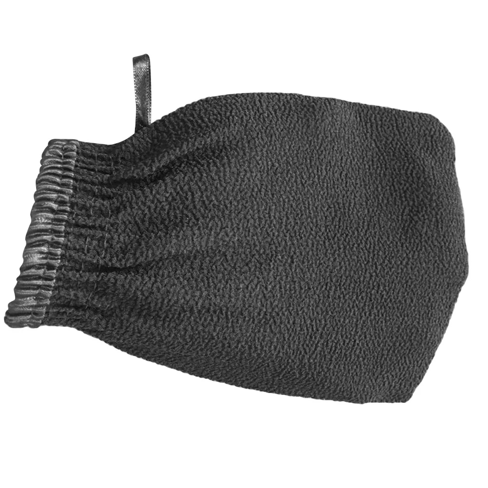 

2 шт. отшелушивающая перчатка для ванны, нежная скраб-рукавица для мужчин и женщин, перчатка для душа, щетка для тела, легко очищаемая со шнурком, можно стирать в машине