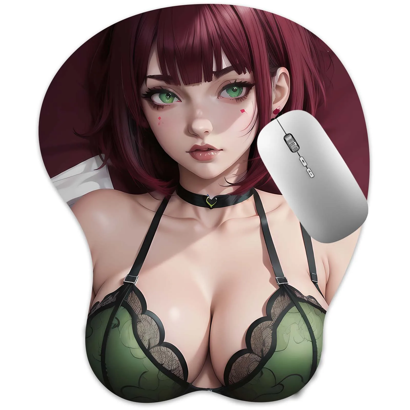 

3D Mouse Pad ( Minami Risu ) Oppai Mousepad Anime Manga Boobpad Breast Gaming Wrist Rest Mouse Mat