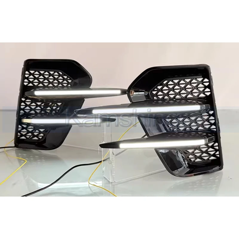 Kamshing 1 Set Modifying LED Daytime Running Light DRL For Chery EXEED LX 2022-2023 Front Fog Light Fog Lamp Daytime Light