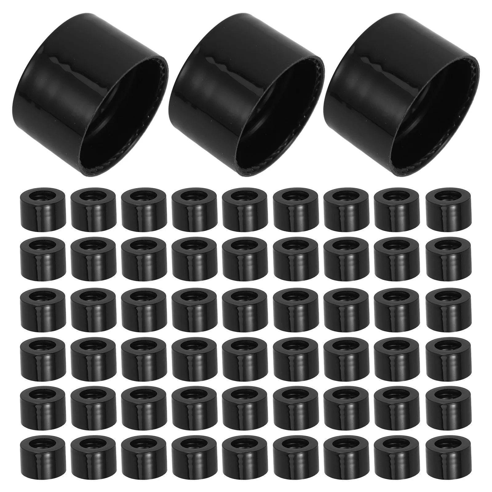 

20Pcs Glass Bottle Caps with Hole Essential Oil Bottle Lid Replacement Aromatherapy Cap for Dropper Bottles Leak Proof Sealing