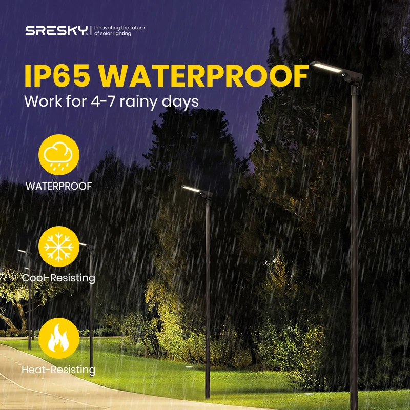 SRESKY - Las Mejores Lámparas  - Outdoor Lighting Solar Panel reseña y precio