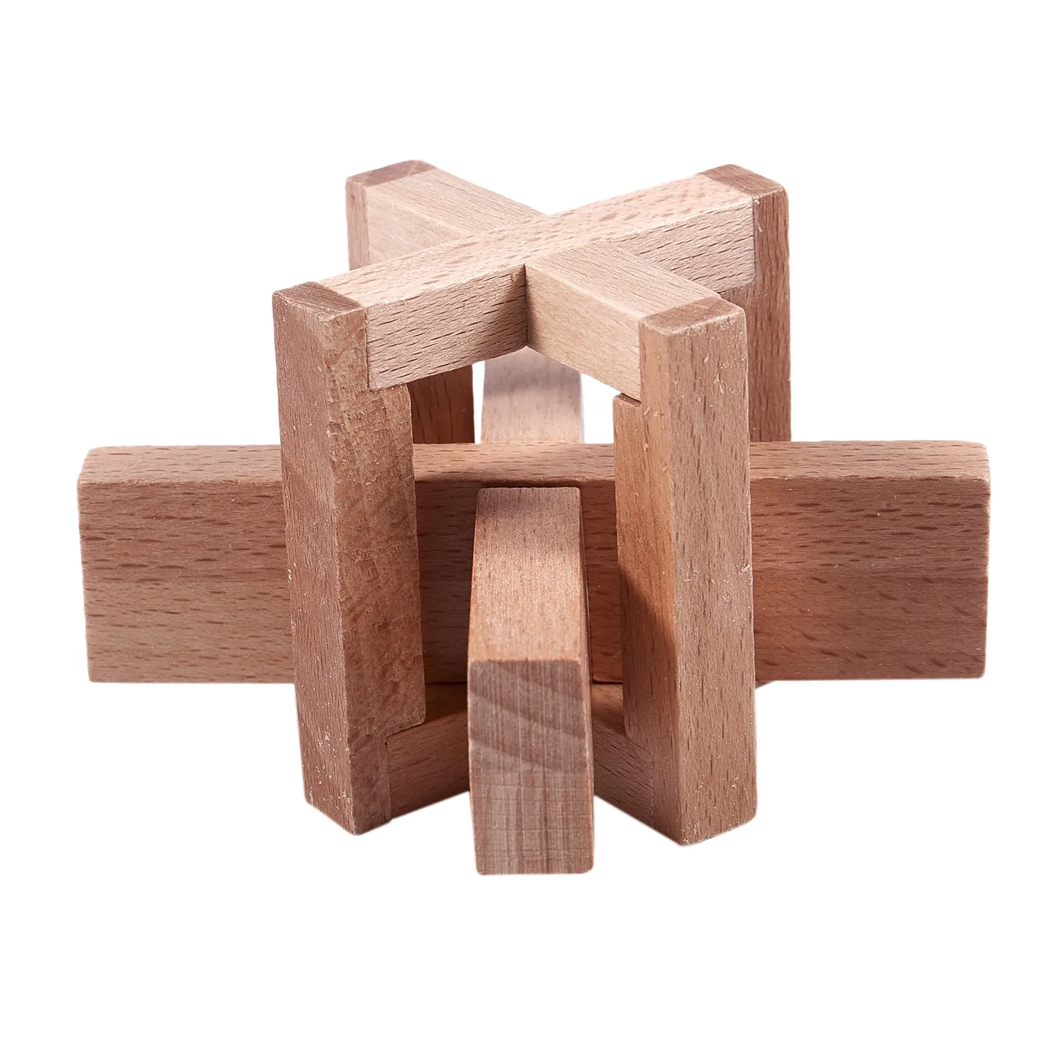 Siege in legno blocca il Perplexing X in una scatola Puzzle logico Puzzle di bava Rompicapo Giocattolo intellettuale