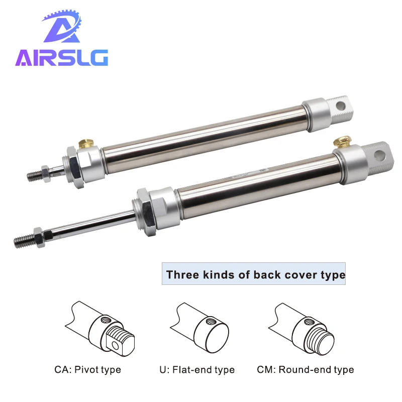 MSA MTA otwór 16 20 25 32 40mm skok 10-150mm mini okrągły cylinder ze sprężyną jednostronnego działania MSA powrót sprężynowy MTA sprężyna entend