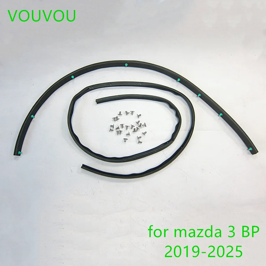 car accessories 56-750 body bonnet hood weatherstrip rubber seal for Mazda 3 BP 2019-2025 56-770
