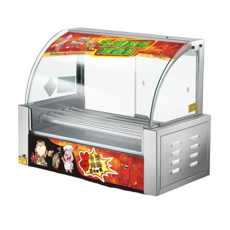 

Commercial Automatic Stainless Steel Sausage Grill Machine Hot Dog Meatball and Pizza Grill Machine