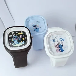 Disney Anime Minnie Children Watch Kawaii Stitch Mickey Mouse Silicone Sport Watch Cartoon Lilo & Stitch Accessories Kids watch