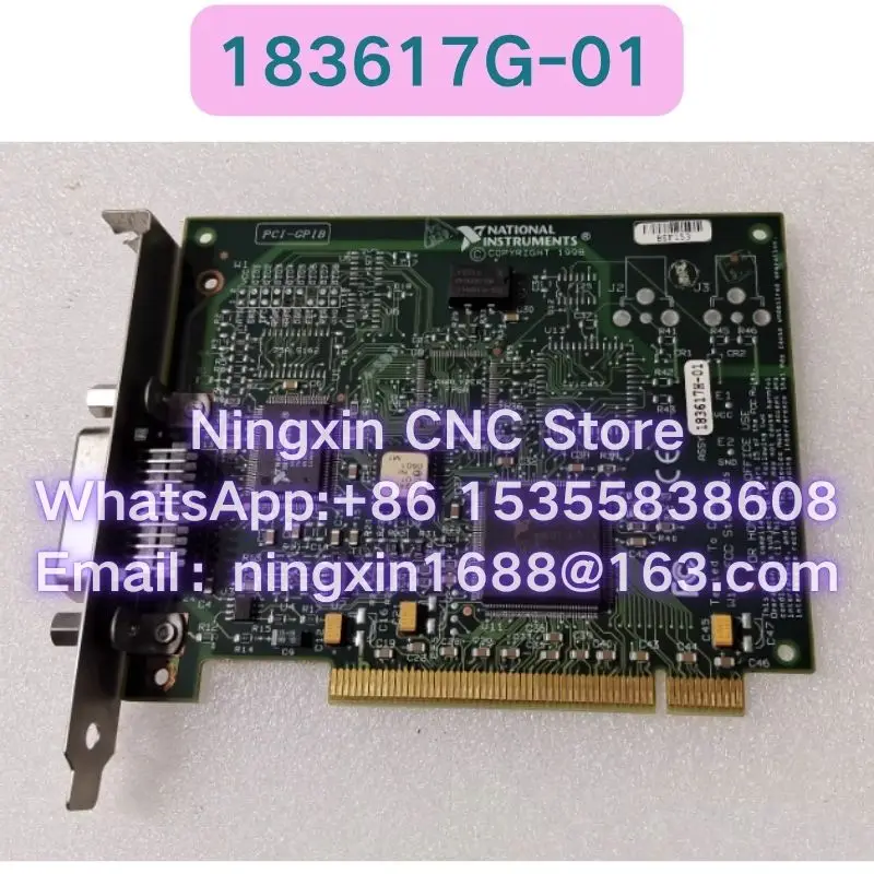 

Б/у NI PCI-GPIB, 183617G-01 IEEE 488.2 Функциональный тест ОК Быстрая доставка
