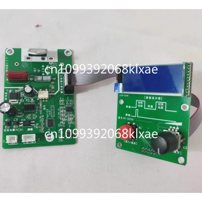 Spot welding machine double pulse time current control board NY-D03 LCD control board