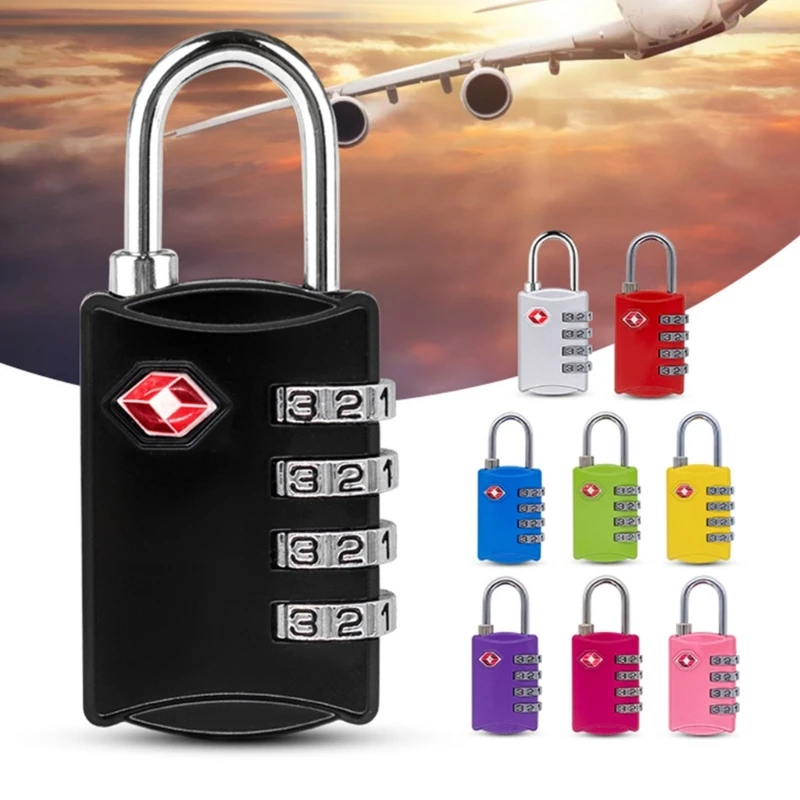 28GD TSA Approved Luggage Locks Suitcase Locks 4 Digit Combination Padlocks for Gym