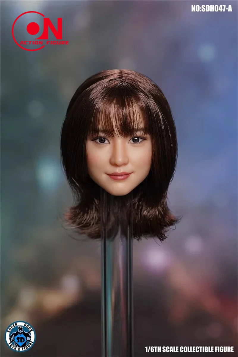 SUPollDUCK-Sculpture de tête de fille beauté AI, modèle mis en œuvre, corps de soldat féminin, figurine d'action Suntan, TBL, 12 pouces, SDH047, 1/6, en stock