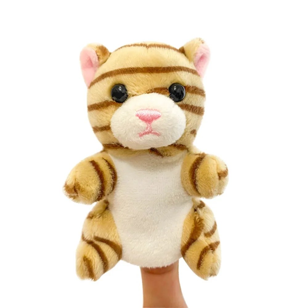 

Birthday Gift Farm Animal Finger Puppet Storytelling Role Play Animal Hand Puppet Cartoon Kawaii Puppets Plush Toy Kids Toy