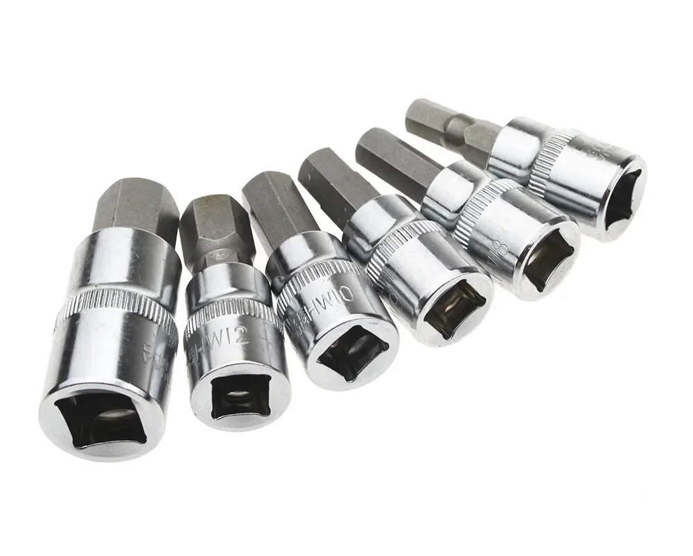العالم التاسع 13 قطعة مفتاح ألين اسئلة وجع 1/4 "3/8" 1/2 "محرك الكروم الفاناديوم مرآة مصقول مآخذ CRV الصلب بت المرآب أداة