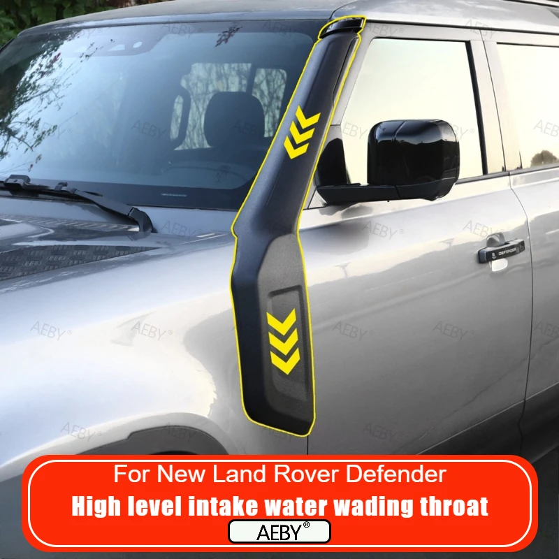 For New Land Rover Defender 90/110 2020-2026 Off road cover kit for air intake vent pipe High level intake water pipe Protection