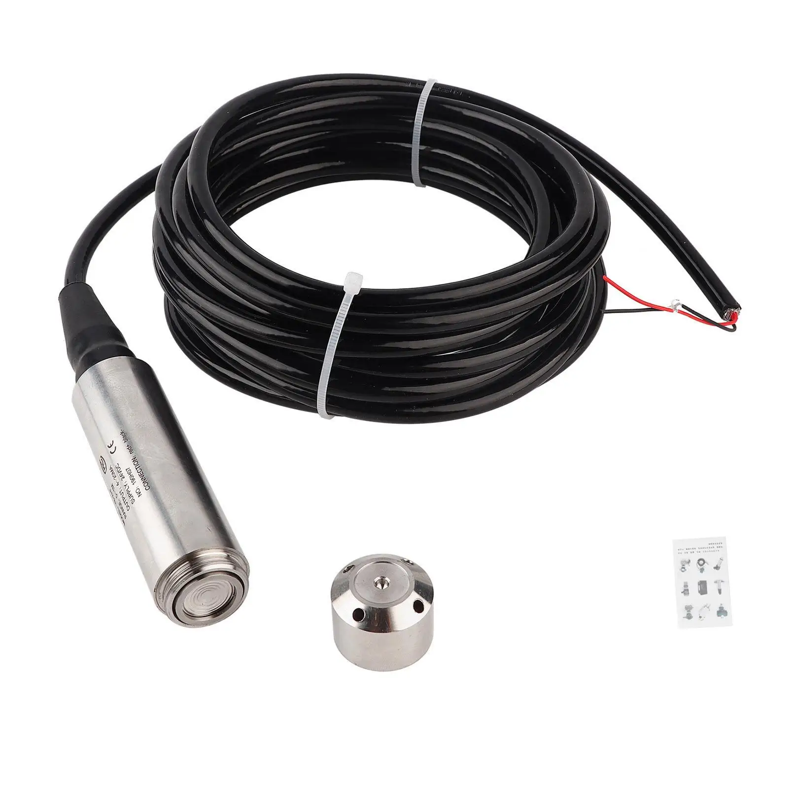 

1-6m Water Level Sensor YB 2J F Liquid Level Transmitter 12-32VDC 4-20mA Float Switch Cable Detector