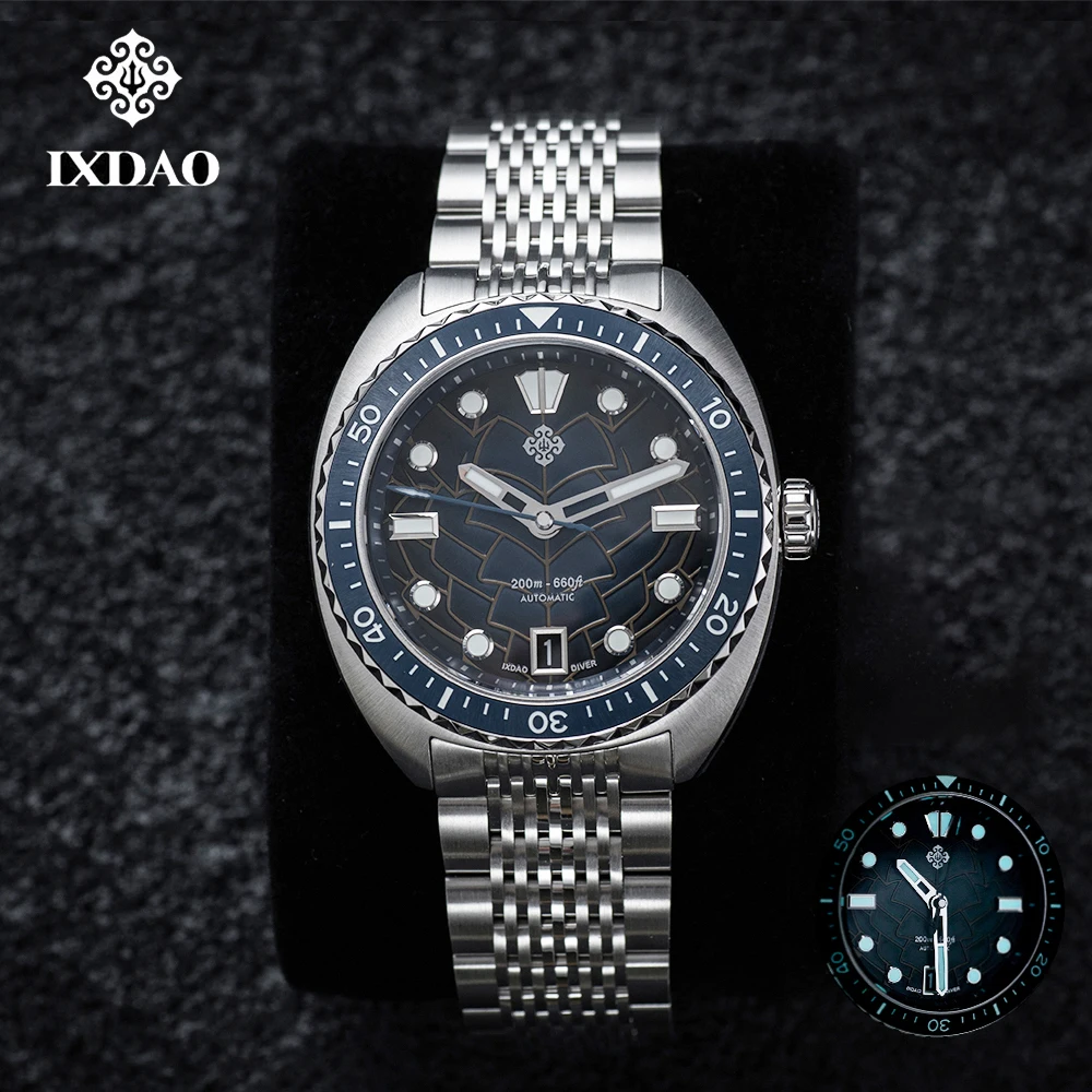 IXDAO IPOSE 2025 Nieuwe NH35 Duiken Heren Automatisch Mechanisch Horloge Saffier Roestvrij Staal 20 Bar Lichtgevende BWG-9 Reloj Hombre - afbeelding 1