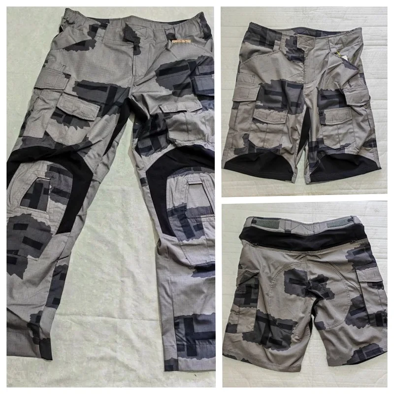 Nylon Cotton T-BLOCK City Gray Breathable G3 Training Shorts And Pants