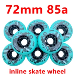 Inline skate wheel roller skate wheel 72mm 85A fsk wheel inline roller 8wheels/lot