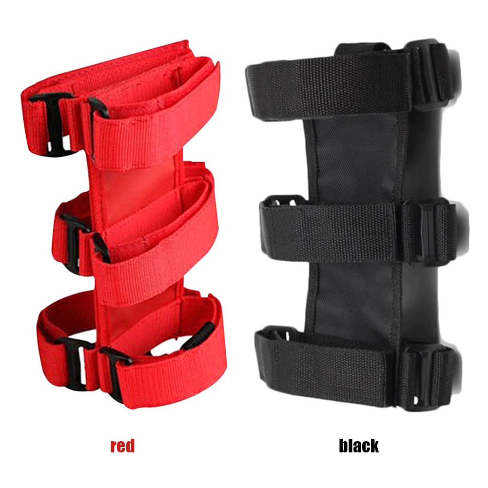 Adjustable Roll Bar Fire Extinguisher Holder Belt Convenient Practical User-friendly Design for  Wrangler Accessories