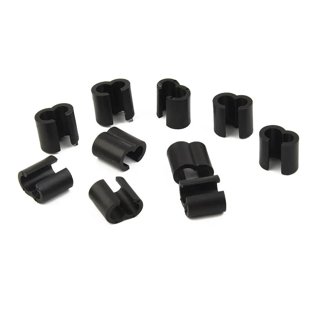Universal Cable Guide Plastic Cycling Hydraulic MTB Road Bike Shift Cable 10pcs 4mm Accessories Clips Disc Brake