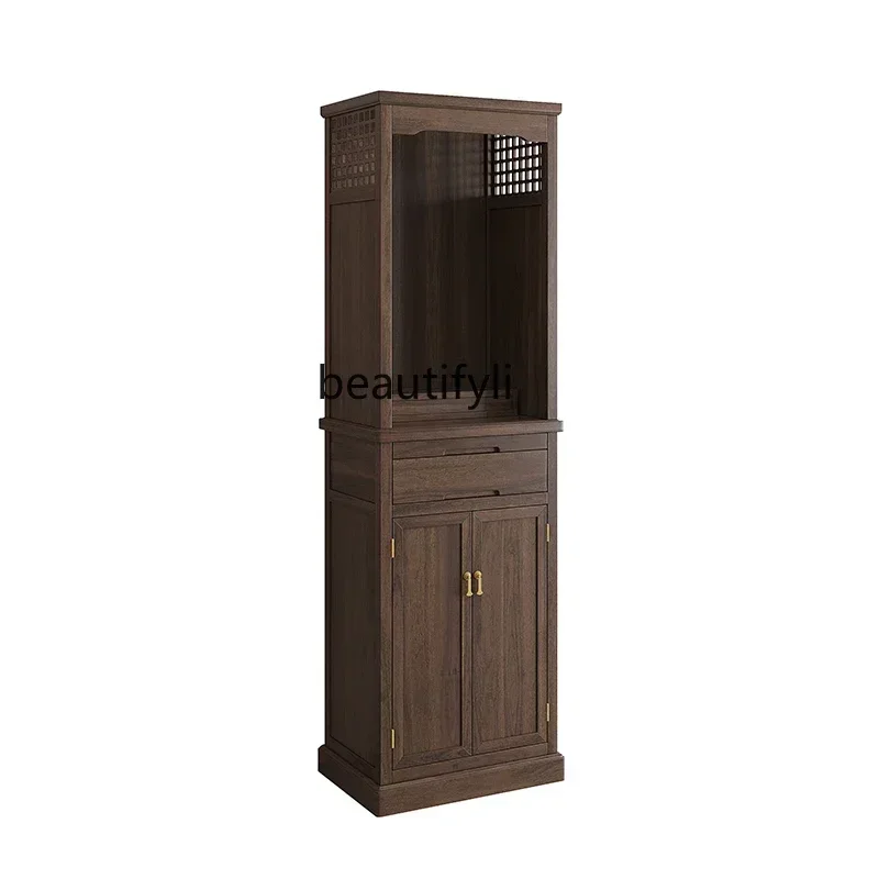 

Customized Solid Wood Household Modern Minimalist Buddha Shrine Buddha Cabinet Guanyin God of Wealth Altar