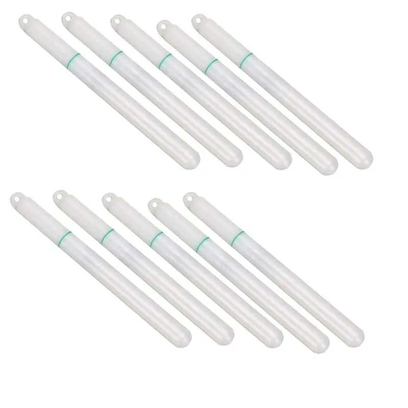 New Arrival 10Pcs Multifunctional LED Light Stick Suit Work With Cr425 Battery Luminous Floats Accessory Lure Stick Attractor La