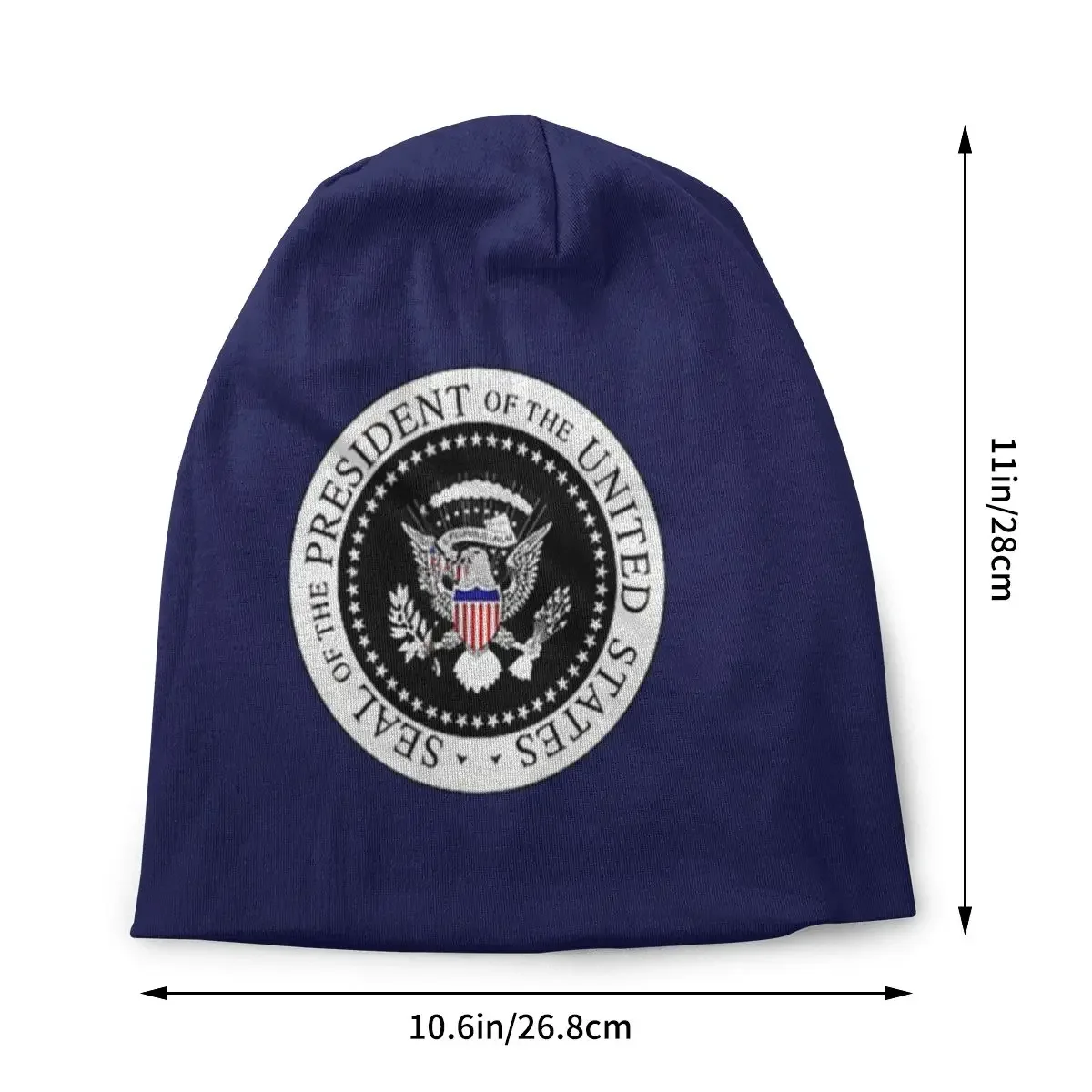 American Presidential Seal Bonnet Hat Knitting Hats Fashion Street Skullies Beanies Hat USA Trump Election Vote Unisex Warm Cap