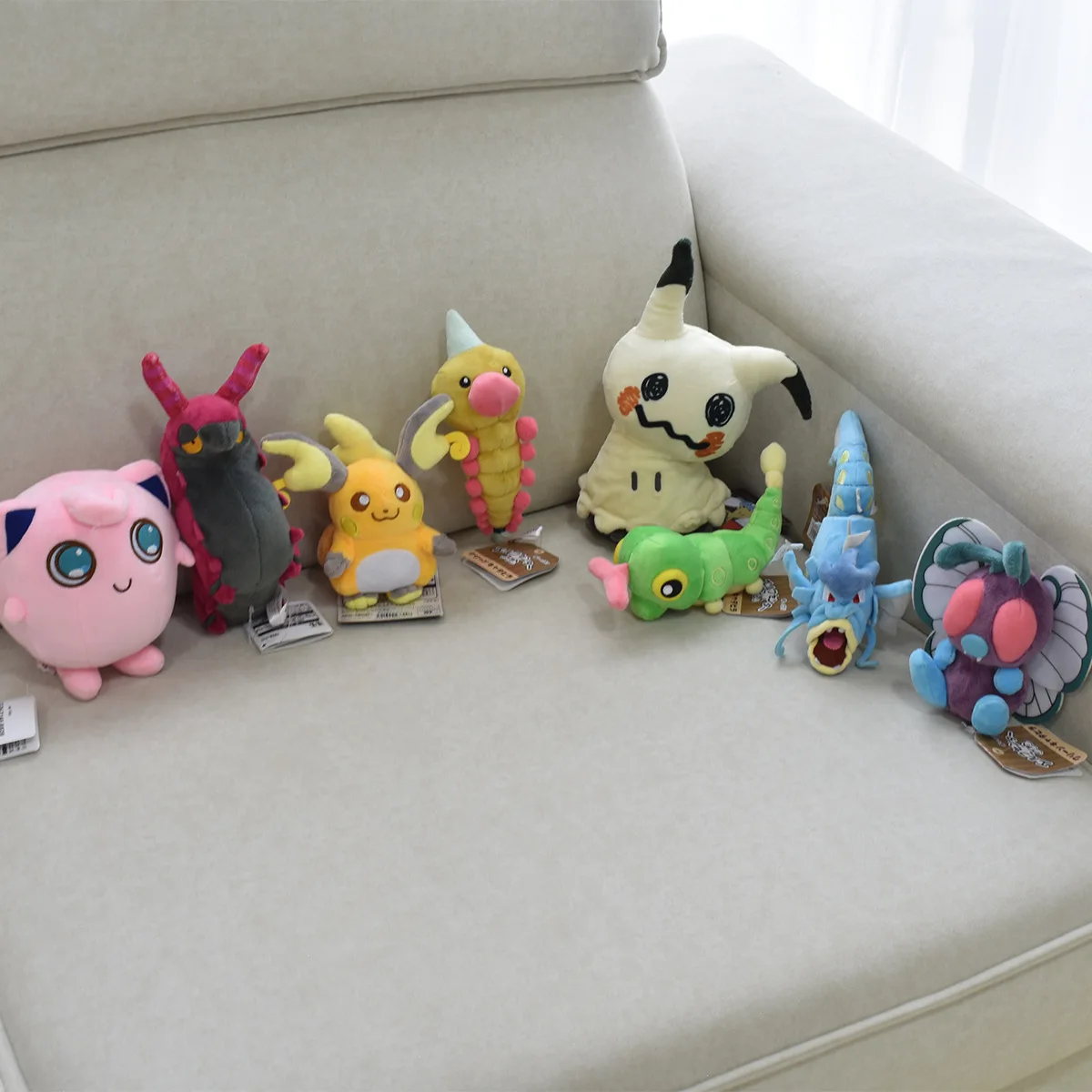 Pokemon Cartoon Butterfree Gyarados Togepi Caterpie Scolipede Weedle Cute Toys Soft Doll Decoration Birthday Gift For Children