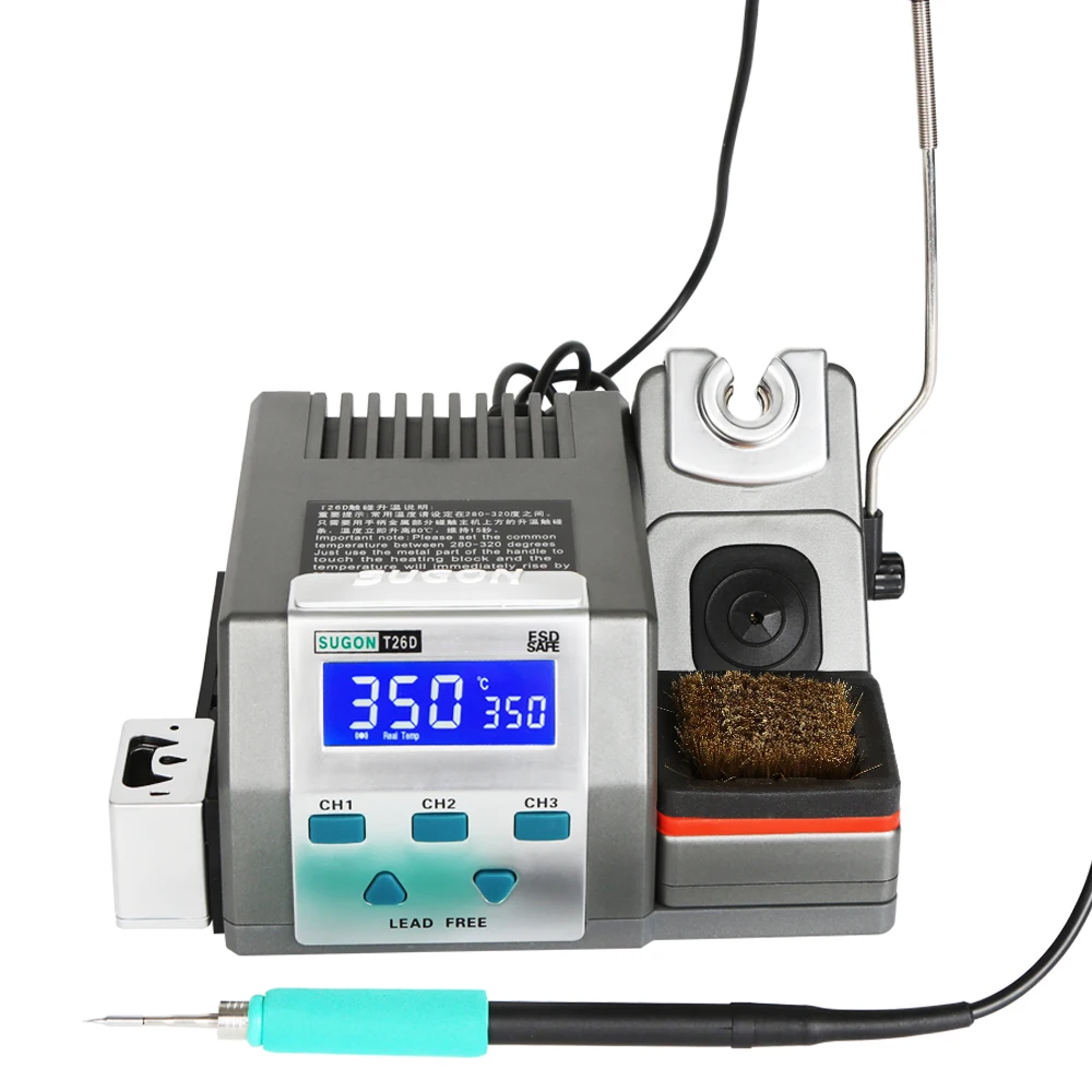 SUGON T26D Soldering Station 210 Soldering Handle  2S Rapid Welding Rework Station For PCB IC Chip Soldering Repair Tools