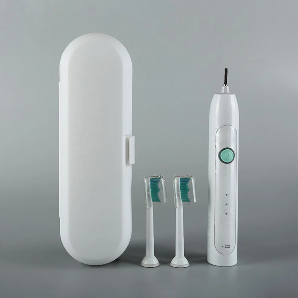

4Pcs Toothbrush Travel Case PP Material Electric Toothbrush Storage Box Separate Compartments Clean Practical Design