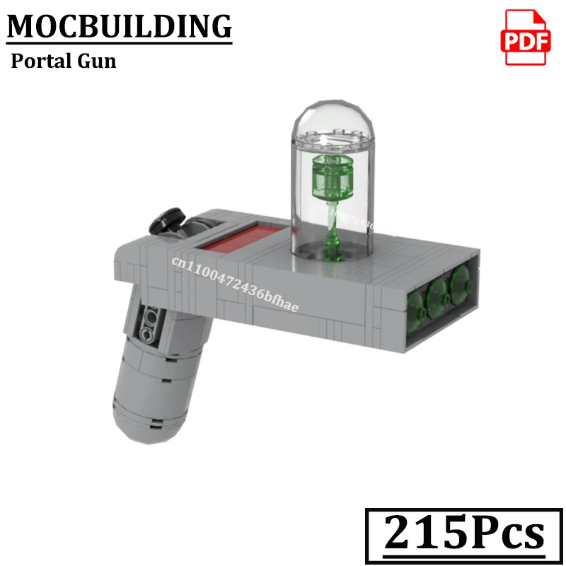 

Portaled Pistol Blocks Model MOCBUILDING Bricks Sci-fi Movie Construction Toys Gift Bricks